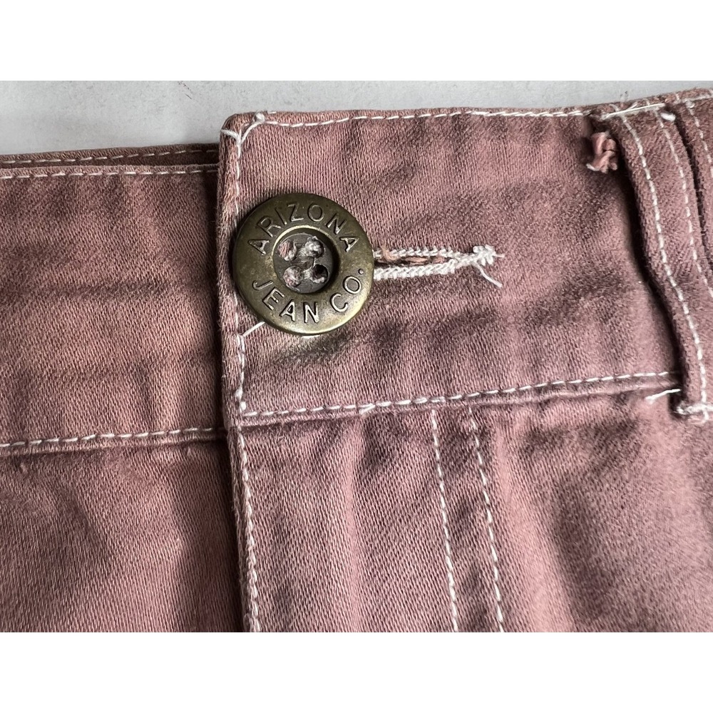 Y2K Arizona Jean Co Cotton‎ Mini Skirt Juniors Size 3 A-line Brown Cargo Pockets - Picture 9 of 10
